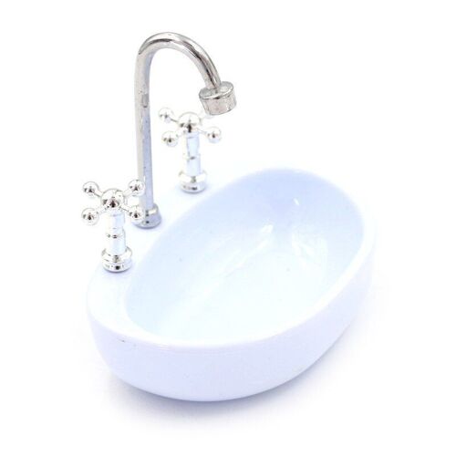 Meubles De Maison De Poupée, Mini Lavabo, Appareils De Lavage De Salle De Bain, Décoration De Rangement Pour La Maison