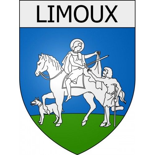 Limoux 11 Ville Stickers Blason Autocollant Adhésif - 17 Cm