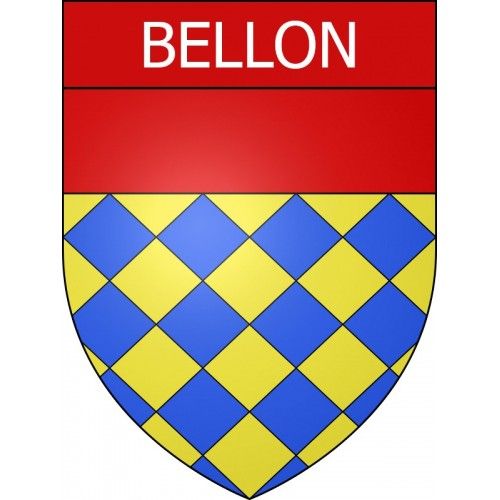 Bellon 16 Ville Stickers Blason Autocollant Adhésif - 12 Cm