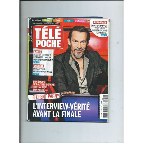 Télé Poche 20/04/2015 Florent Pagny, Yvan Le Bolloc'h, Virna Sacchi, Le Lido, Les Charlots,