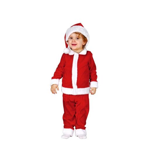 Déguisement De Père Noël En Velours Pour Bébés (Taille 12-24m)