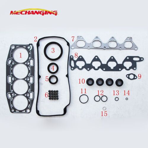 Jeu De Joints De Moteur, Pour Mitsubishi Colt Lancer Proton Wira Persona 1.6 4g92 4g93 50122100 "Nipseyteko"