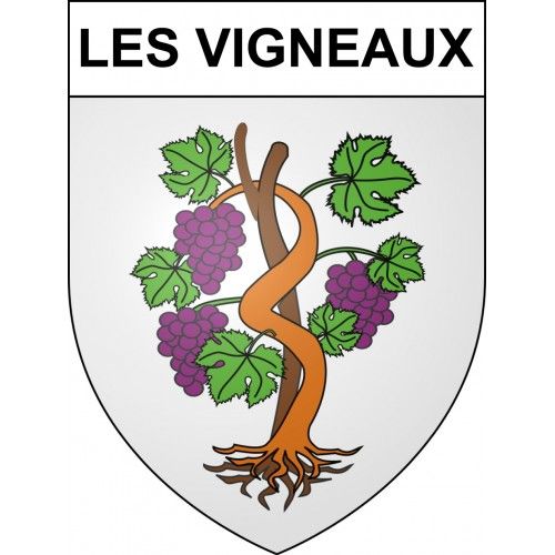 Les Vigneaux 05 Ville Sticker Blason Écusson Autocollant Adhésif - 8 Cm