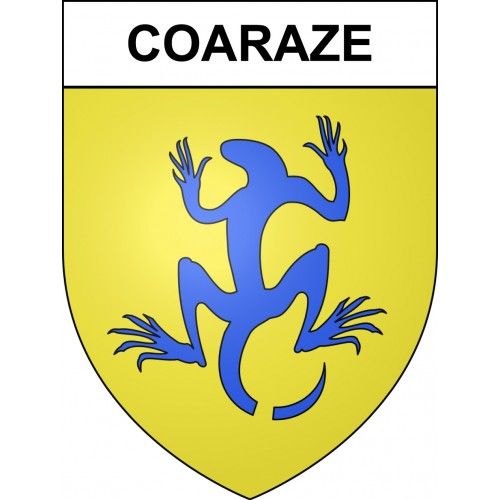 Coaraze 06 Ville Sticker Blason Écusson Autocollant Adhésif - 8 Cm