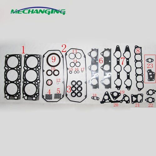 Kit De Reconstruction De Moteur Pour Mitsubishi Montero Sport V6 24v (Usa) 6g72 K96w, Ensemble Complet De Pièces De Moteur Md976845 50218600 "Nipseyteko"