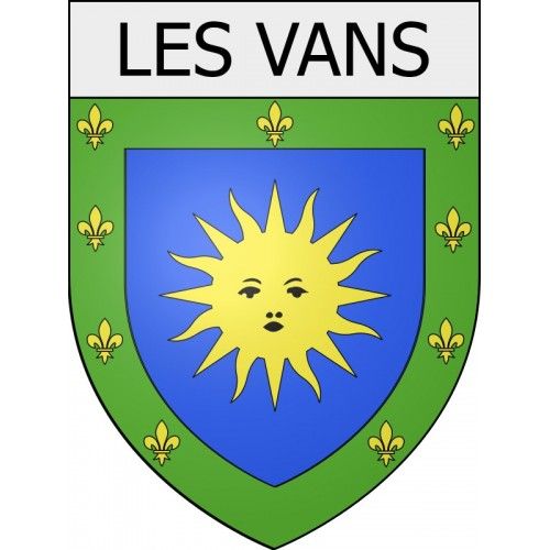 Les Vans 07 Ville Stickers Blason Autocollant Adhésif - 8 Cm