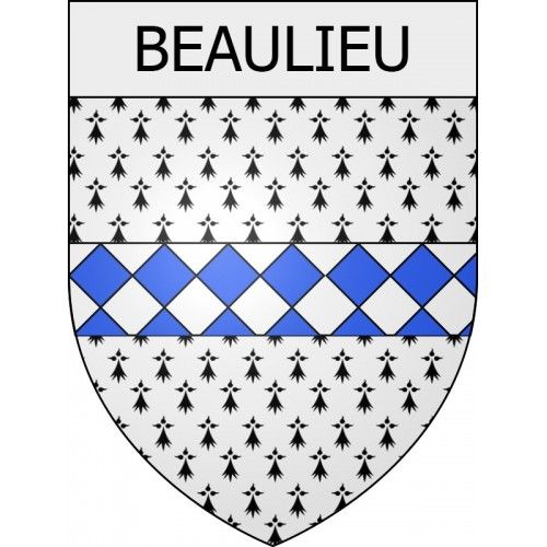 Beaulieu 07 Ville Stickers Blason Autocollant Adhésif - 17 Cm
