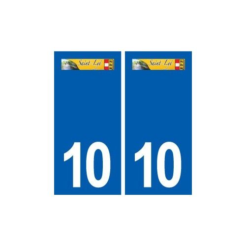 10 Saint-Lyé Logo Ville Autocollant Plaque Stickers - Droits