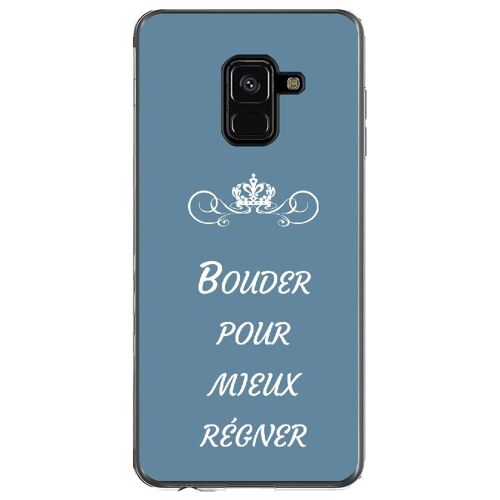 Coque Souple Pour Samsung Galaxy A8-Plus 2018 Avec Impression Motifs Bouder Pour