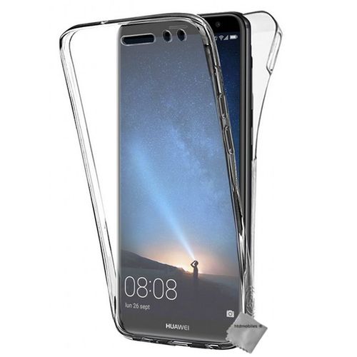 Housse Etui Coque Gel 360 Integrale Huawei Mate 10 Lite + Film Ecran - Transparent