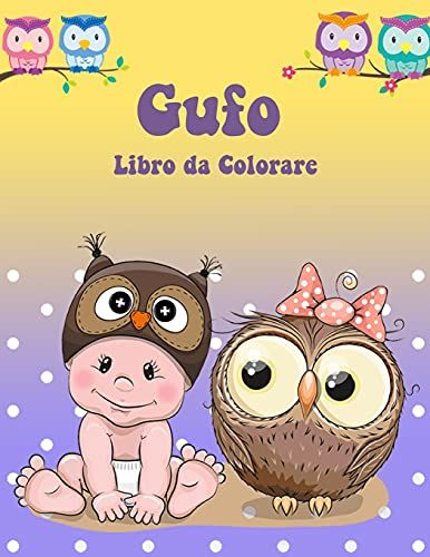 Libro Da Colorare Gufo