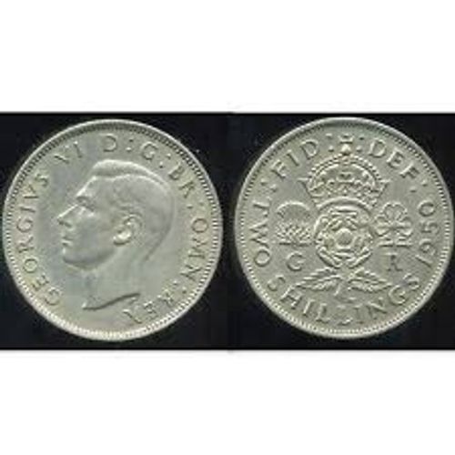 Two Shilling Georgvs Vi 1950