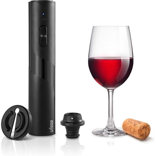 Kyaoayo-Easyvac Set Tire-Bouchon ¿¿Lectrique 2 En 1, Ouvre-Bouteille De Vin, Bouchon De Vide, Rechargeable Usb C, Ouvre Les Bouteilles En 8 Secondes, Sans Fil