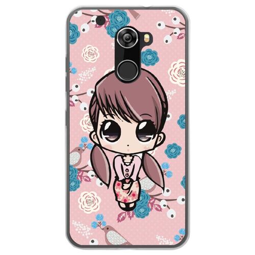 Coque Souple Pour Altice S70 Avec Impression Motifs Petite Fille Manga