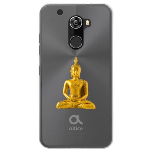 Coque souple pour Altice S70 avec impression Motifs bouddha or