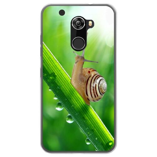 Coque Souple Pour Altice S70 Avec Impression Motifs Escargot Sur Une Tige