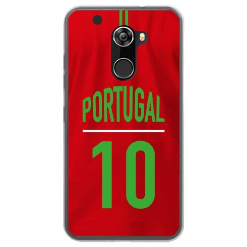 Coque Souple Pour Altice S70 Avec Impression Motifs Maillot De Football Portugal