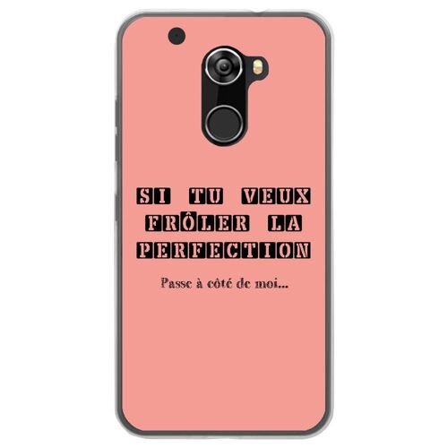 Coque souple pour Altice S70 avec impression Motifs frôler la perfection rose
