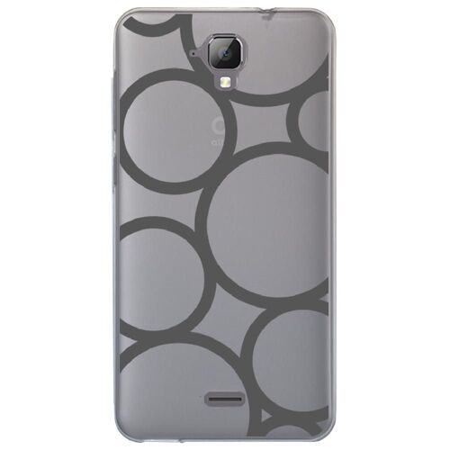 Coque souple pour Altice S40 avec impression Motifs ronds gris