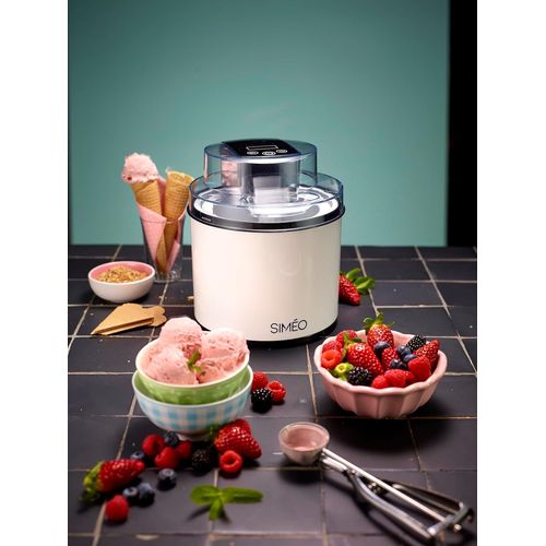 Hamiltion-Siméo Sorbetière 2 L Sop260, Noir Et Blanc