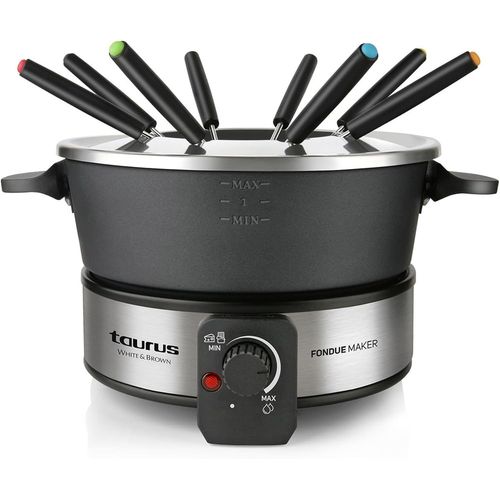 Hamiltion-Ff2-Appareil À Fondue 1000W, Capacité De 2L, 8 Personnes, Température Régable, Tous Types De Fondues, Sans Pfoa