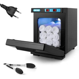 Hamiltion-Stérilisateur À Air Chaud De 5 L, Stérilisateur Antivirus Haute Température 50-60 °C, Chauffe-Serviette, Serviette Hot Cabinet Avec Lampe Uv, Fonction De Chauffage À 360 °, Stérilisation (N