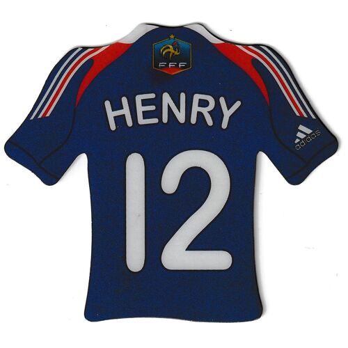 N°12 - Henry - Magnet Just Foot - Equipe De France -