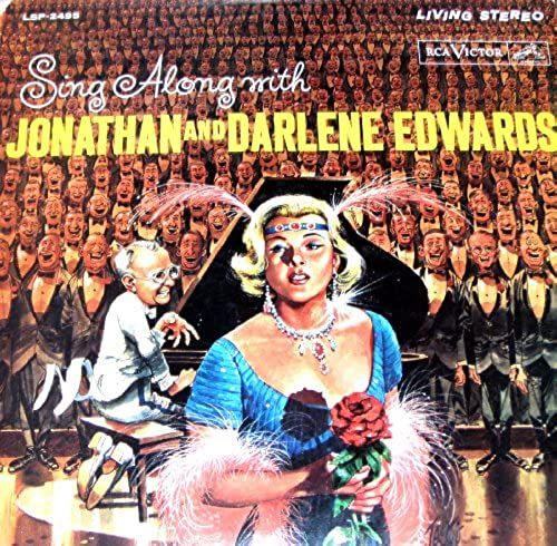 "Sing Along With"Jonathan And Darlene Edwards.1962 Lp Record.