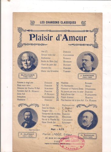 Plaisir D Amour