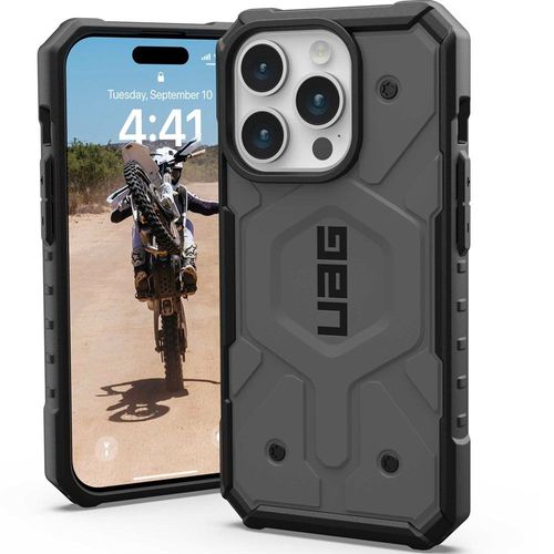 Coque Uag Pathfinder Magsafe Iphone 15 Pro Coloris Gris Silver
