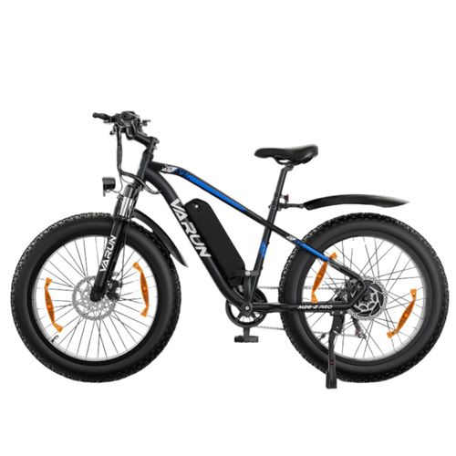 Vélo Électrique Varun M26-2 Pro, Pneus Larges 26", 48 V, 13 Ah, Noir