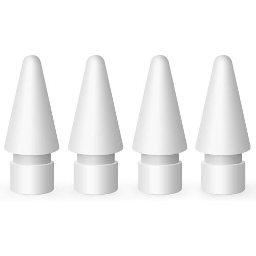 Pointes de Rechange pour Apple Pencil 1ère et 2ème Génération, Lot de 4 Apple Pencil Pointes de Stylo pour iPad