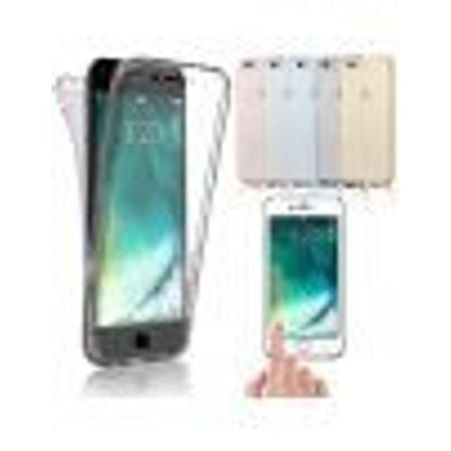 Coque 360 Degre En Silicone Minigel Pour Iphone X - Transparent