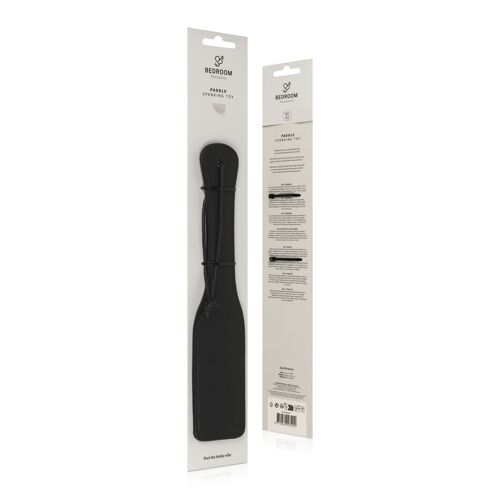 Paddle En Simili-Cuir - Noir