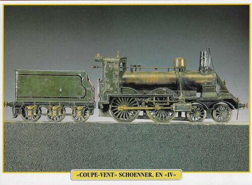 Fiche Train Modèle Réduit - Locomotive "Coupe-Vent" Schoenner En "Iv" - De 1902