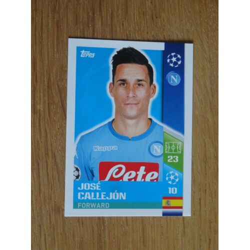 Image N°466 Panini Foot Champions League 2017 2018 - José Callejon -Naples-