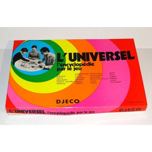 L'universel L'encyclopedie Par Le Jeu De Societe Educatif Vintage Luxe Djeco