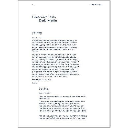 Daria Martin: Sensorium Tests