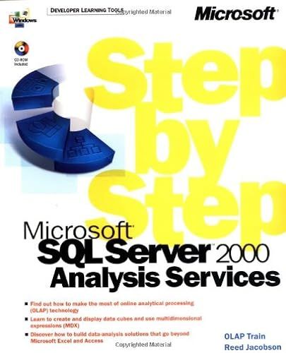 Microsoft® Sql Server(Tm) 2000 Analysis Services Step By Step (Step By Step Developer)