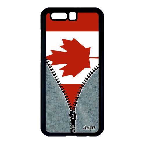 Coque Drapeau Canada Canadien Pour Honor 9 Silicone Football Personnalisé Etui A