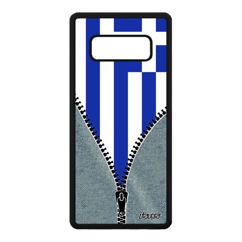 Coque Note 8 Silicone Drapeau Grece Grec Coupe Du Monde Housse De Samsung Galaxy Note 8