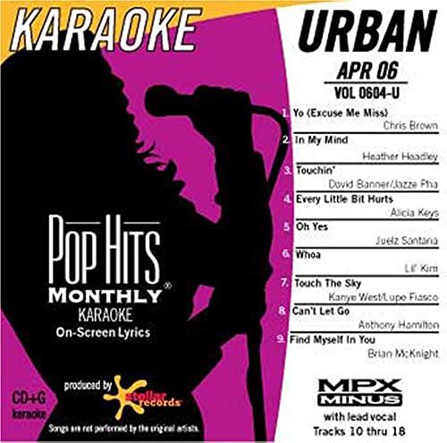 Pop Hits Monthly Karaoke, Urban April 2006