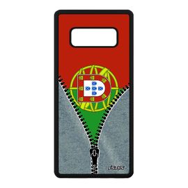 Coque Galaxy Note 8 Silicone Drapeau Portugal Portugais Football Jeans A Samsung Galaxy Note 8