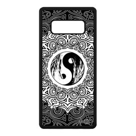 Coque Silicone Pour Samsung Galaxy Note 8 Yin Et Yang Mobile Oriental Ying Etui