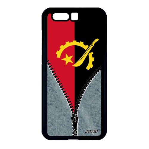 Coque Silicone Drapeau Angola Angolais Pour Honor 9 Jeans Noir Jeux Olympiques A