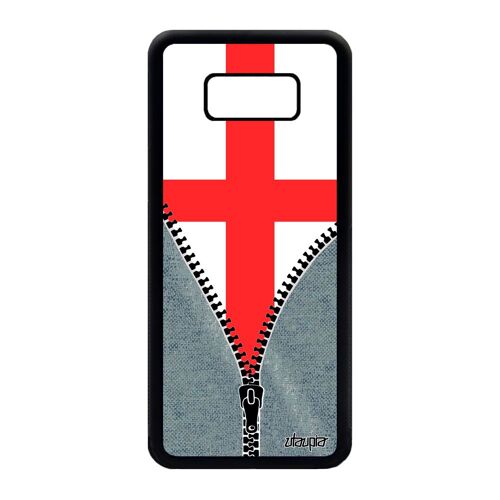 Coque Samsung S8 Plus Silicone Drapeau Angleterre Anglais Foot Football A Samsung Galaxy S8 Plus