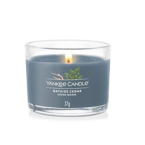 Bougie votive verre cèdre marin de santal