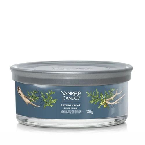 Bougie signature cèdre marin 5 mèches