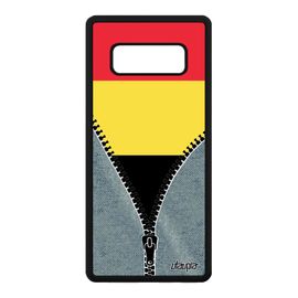 Coque Samsung Galaxy Note 8 Silicone Drapeau Belgique Belge De Protection Basket
