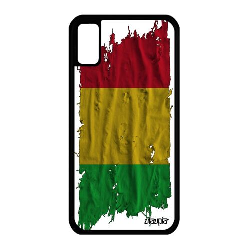 Coque Iphone X Silicone Drapeau Mali Malien Tissu Basket Jeux Olympiques A